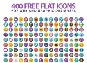 400 Free Flat Icons For Web and Graphic Designers-300
