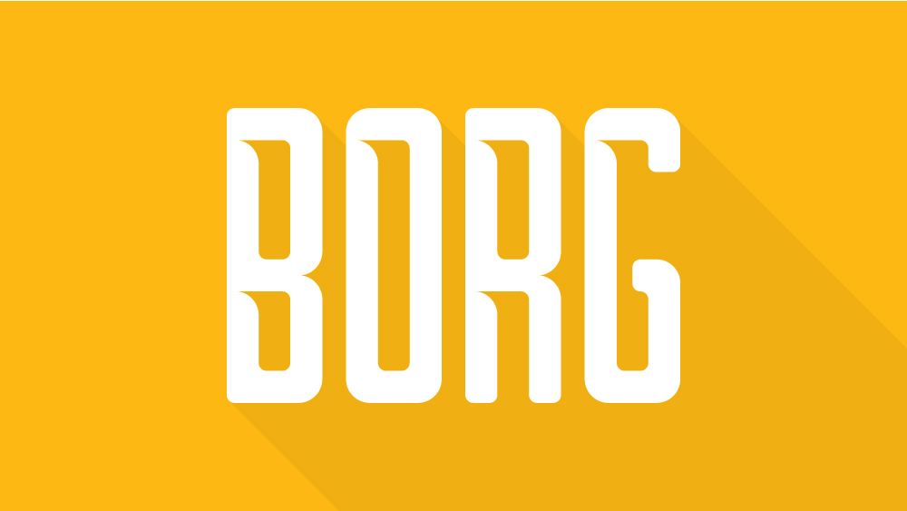 Free Rounded Slab Serif Borg Font-Preview