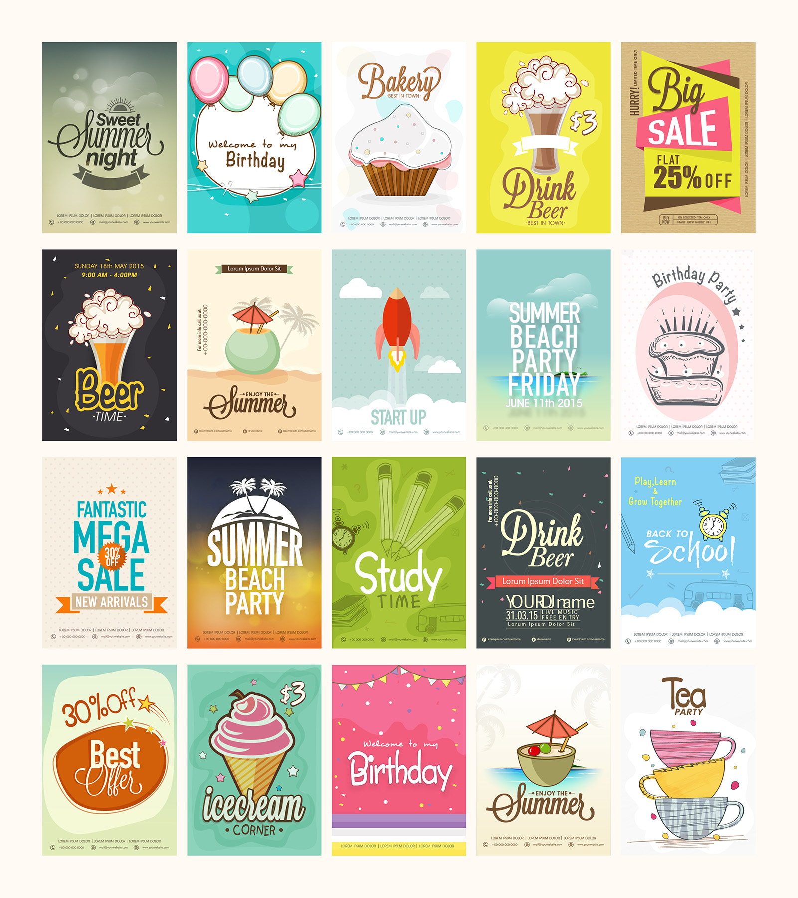 20 Free Printable Flyers Collection Graphic Google Tasty Graphic 