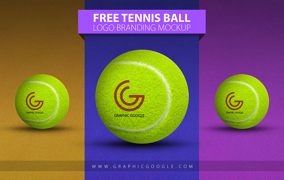 Free Tennis Ball Logo Branding Mockup-300