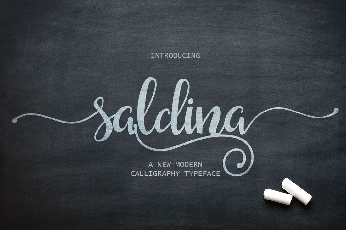 Saldina Script Font