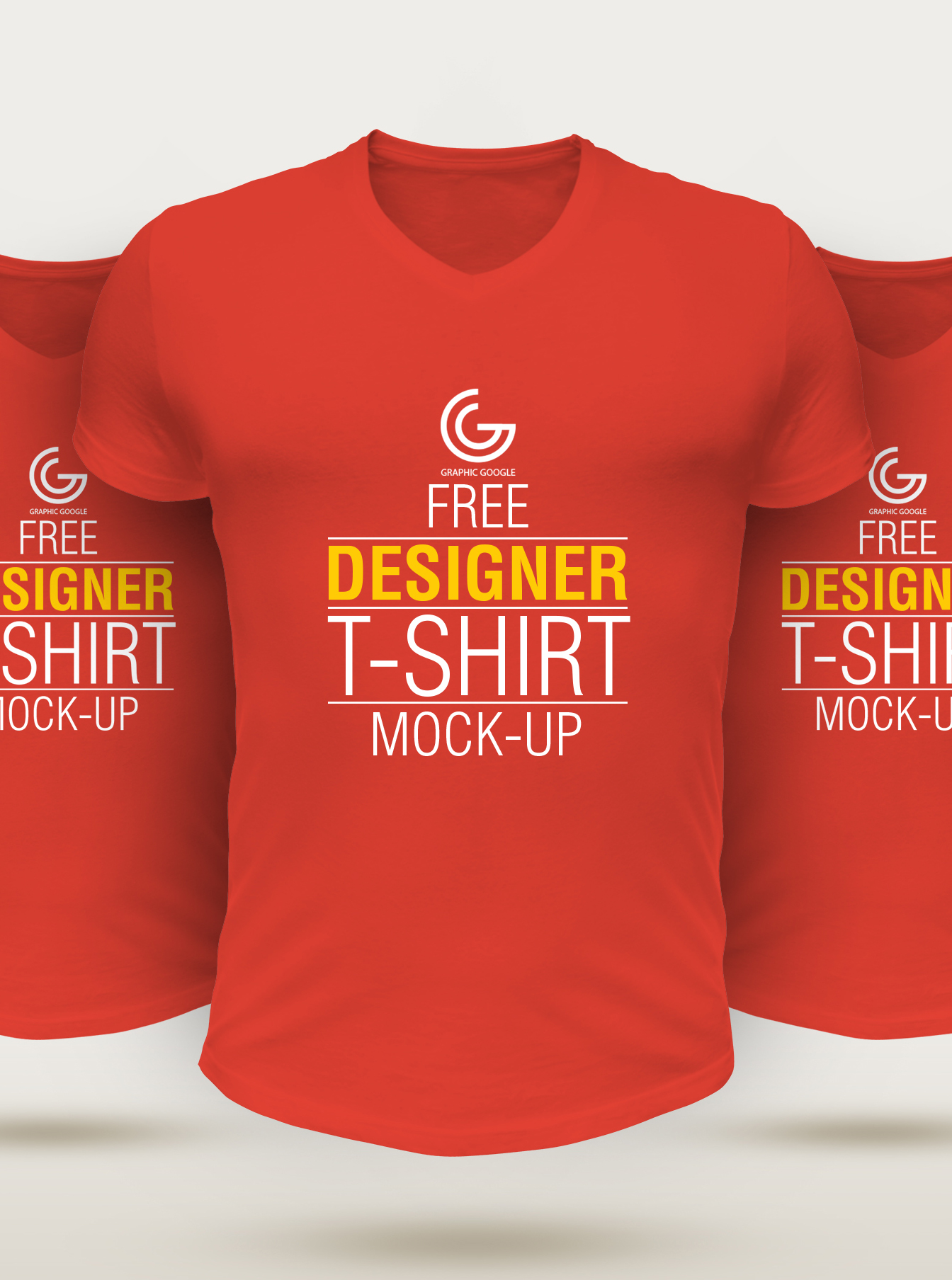Free Designer T-Shirt Mockup-Preview