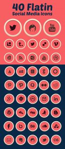 40-flatin-social-media-icons