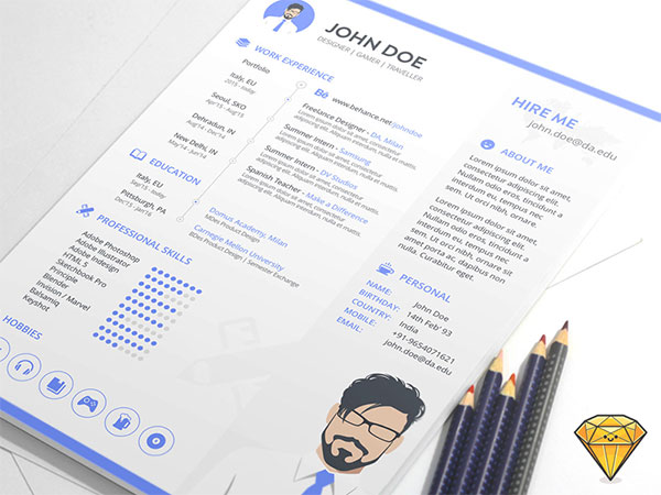 free-sketch-resume-template