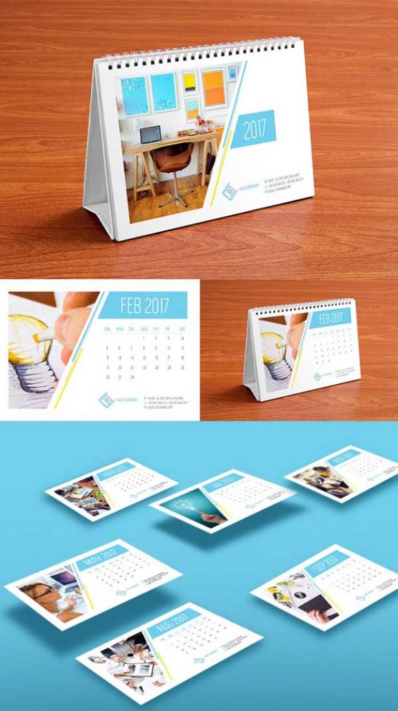 30 Wall & Desk Calendar Designs 2017 Ideas For Graphic Designersgraphic 