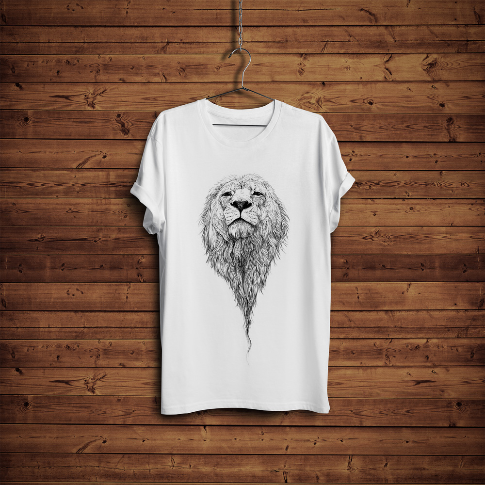 Free-T-Shirt-Mock-up-with-Hanger-&-Wooden-Background-5