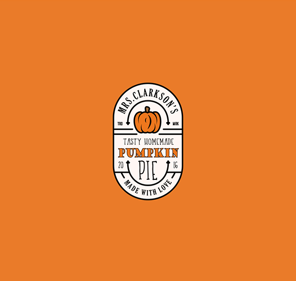 Tasty-Homemade-Pumpkin-Pie-Creative-Logo