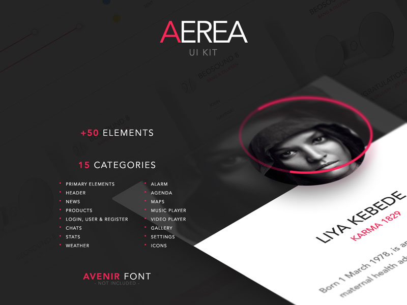 AEREA-Free-UI-Kit