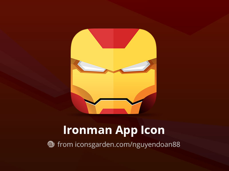 Free-PSD-Iron-Man-App-Icon