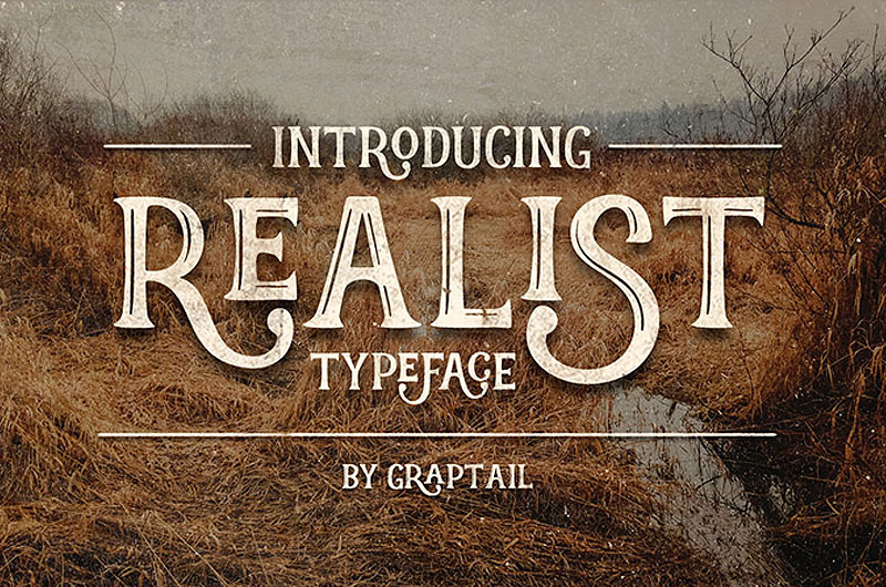 Free-Retro-Realist-Typeface-Font