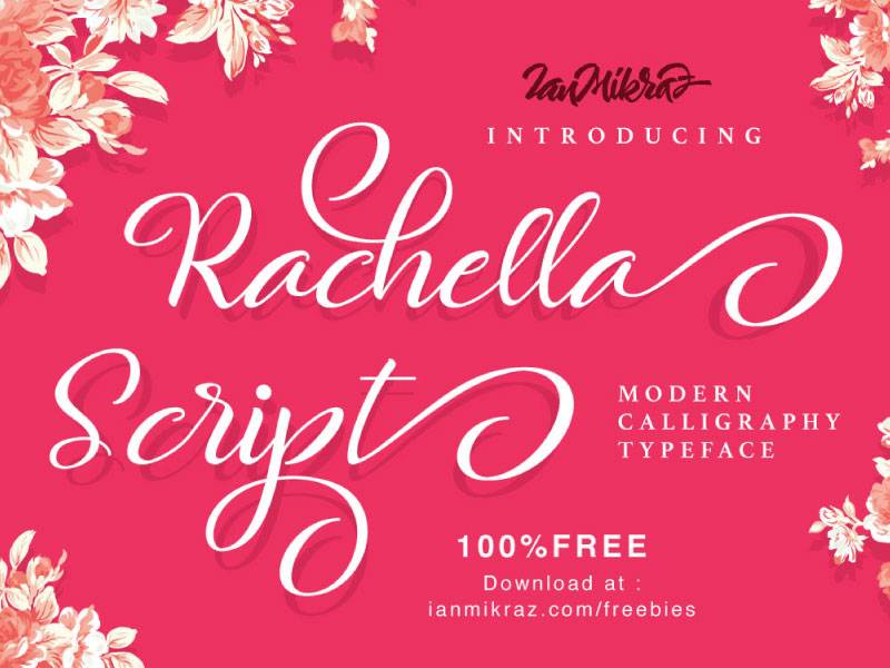 Rachella-Free-Script-Typeface