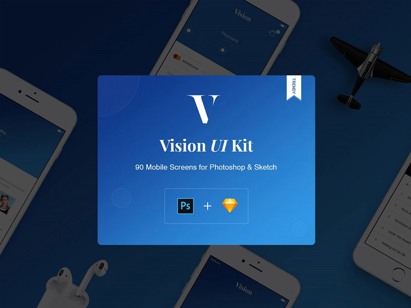 Vision-Mobile-UI-Kit-Free-Demo