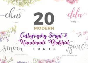 20-Fabulous-Modern-Calligraphy-Script-&-Handwritten-Brushed-Fonts