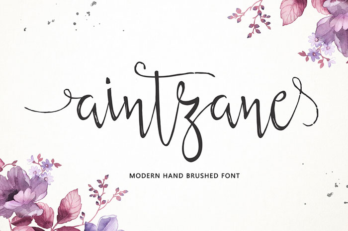 Ainzanes-Modern-hand-Brush-Font