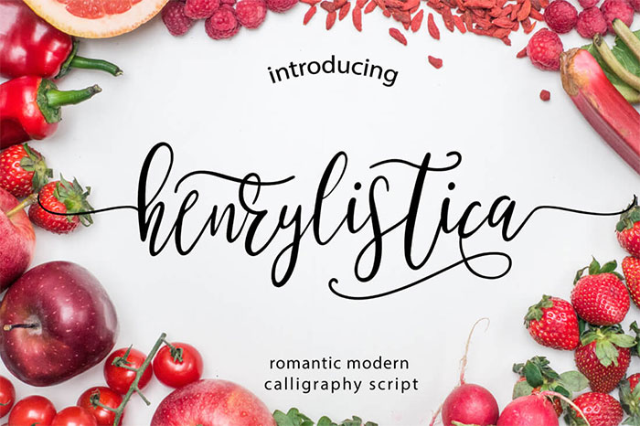 Henrylistica-Modern-Romantic-Calligraphic-Script
