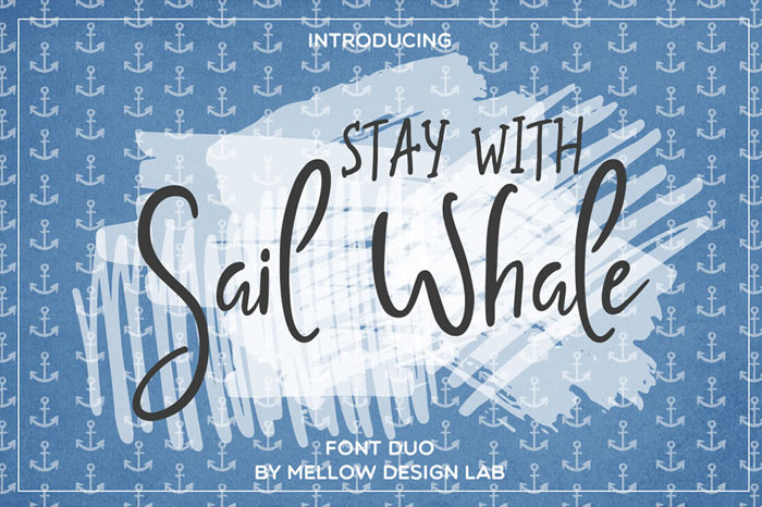 Sail-Whale-Font