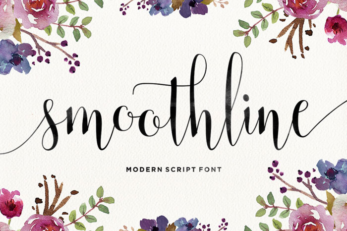 Smoothline-Modern-Script-Font