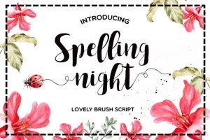 Spelling-Night-Lovely-Brush-Script