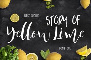 Story-of-Yellow-Lime-Font