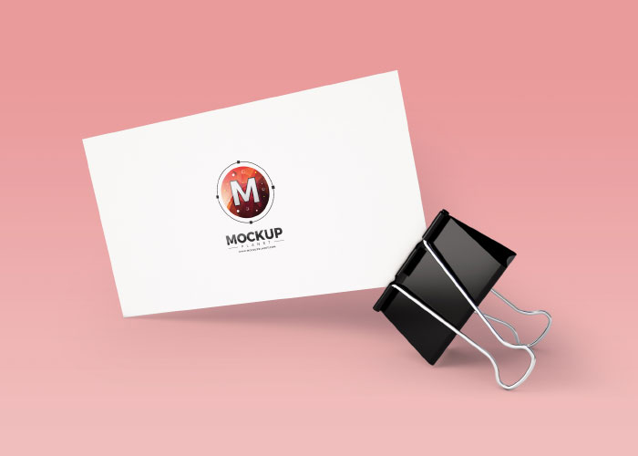 Free-Business-Card-With-Clip-Mockup-PSD