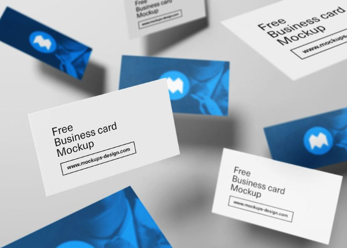 Free-Floating-Business-Cards-Mockup-PSD-Template