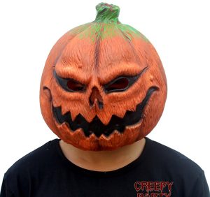 CreepyParty-Deluxe-Novelty-Halloween-Costume-Party-Props-Latex-Pumpkin-Head-Mask