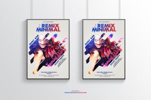 Free-Minimal-Modern-Party-Flyer-Design-Template