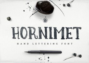 Hornimet-Hand-Lettering-Font