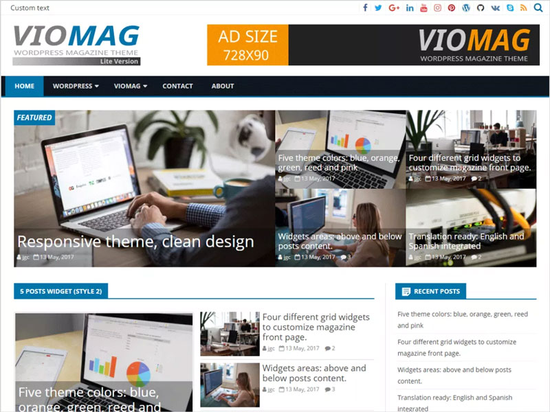 VioMag-Newspaper,-News-&-Magazine-Free-WordPress-theme