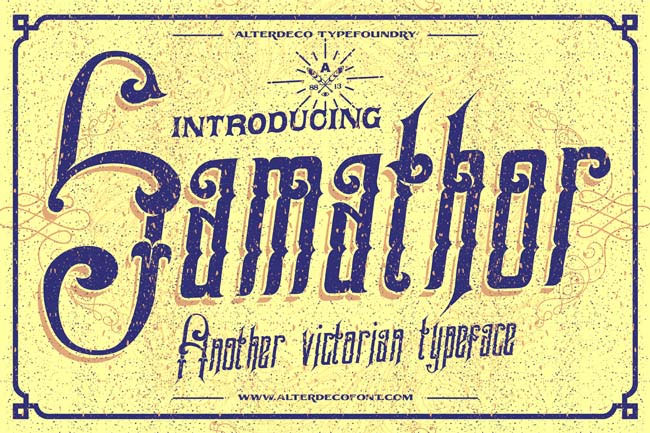 Samathor-Vintage-Font