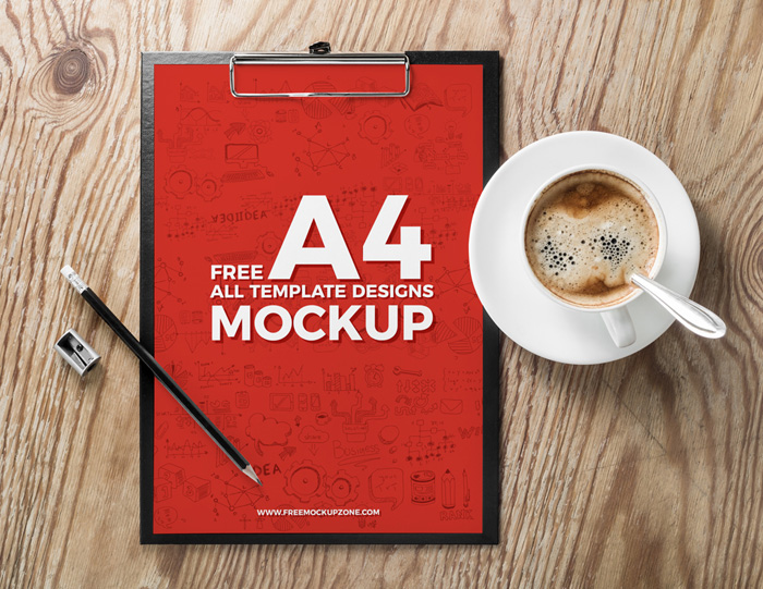 Free-Coffee-With-Flyer-Mockup-PSD