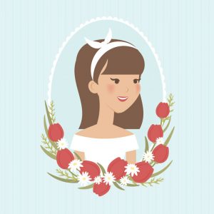 How-to-Create-a-Vintage-Spring-Portrait-of-a-Girl-in-Adobe-Illustrator
