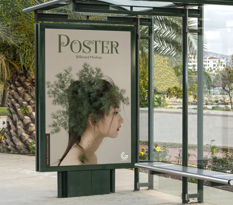 Download Free Free Bus Stop Poster Billboard Mockup Psd Graphic Google Tasty Graphic Designs Collectiongraphic Google Tasty Graphic Designs Collection PSD Mockups.