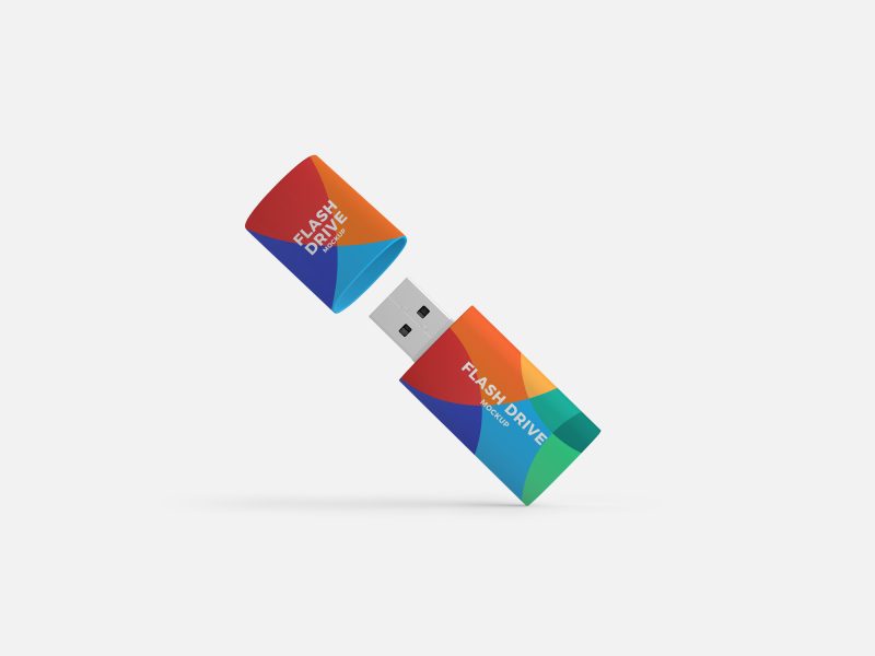 Free Modern Flash Drive Mockup PSD For Branding 2018 - Graphic Google