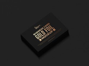 Free-PSD-Gold-Foil-Business-Card-Mockup
