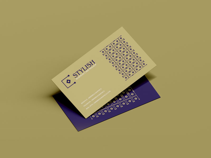 Free-PSD-Stylish-Business-Card-Mockup