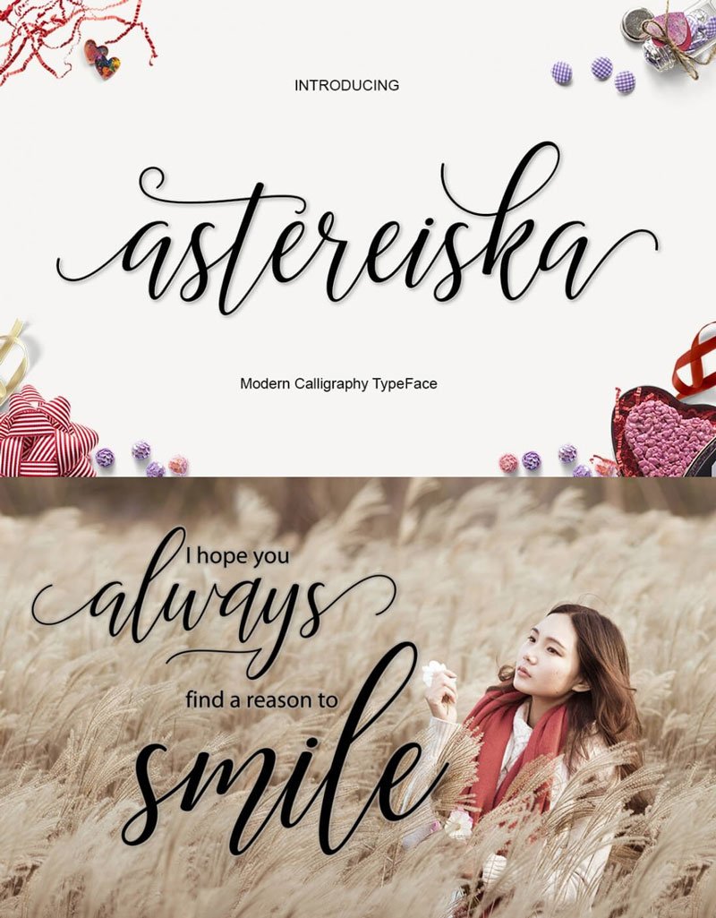Astereiska-Modern-Calligraphy-Typeface