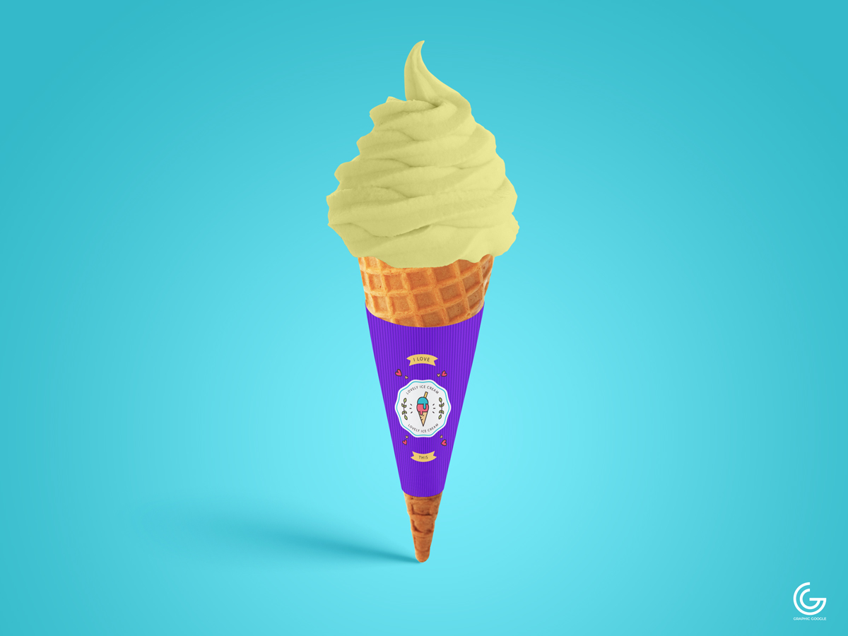 Free-Ice-Cream-Cone-Mockup-PSD