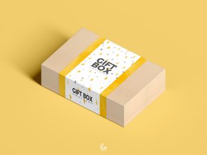 Free-PSD-Craft-Paper-Gift-Box-Mockup-600