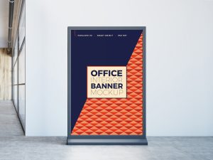 Free-Office-Interior-Banner-Stand-Mockup-PSD
