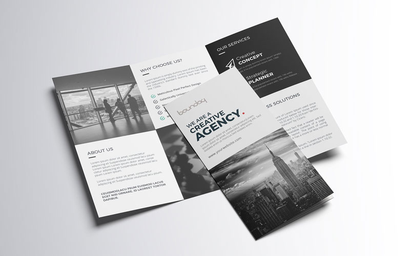 Minimal-Agency-Trifold-Brochure