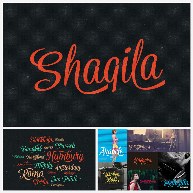 Shaqila-Script-Typeface