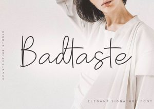 Free-Badtaste-Elegant-Handwriting-Signature-Font-Demo-2018