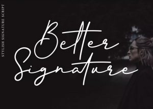 Free-Better-Signature-Font-Demo