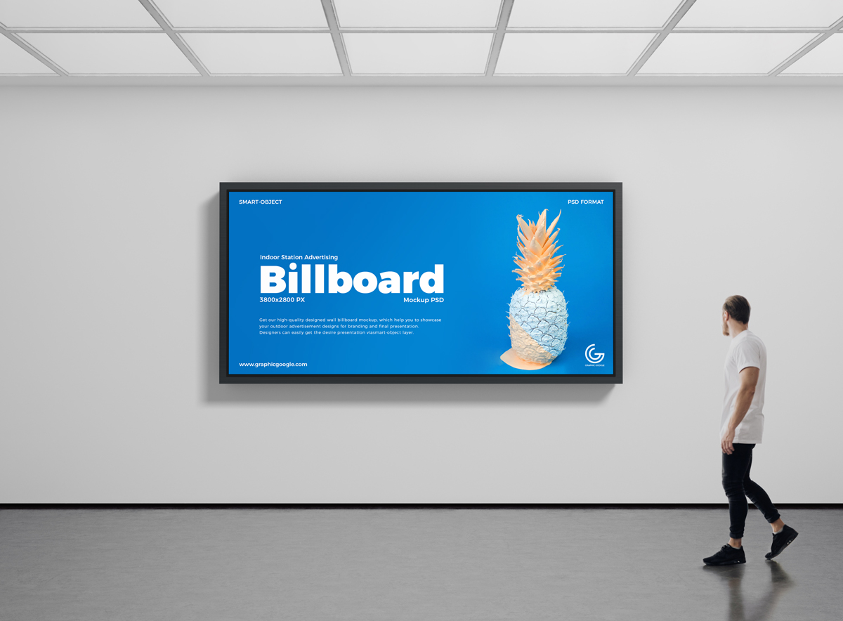 Free-Indoor-Station-Advertising-Billboard-Mockup-PSD-2019