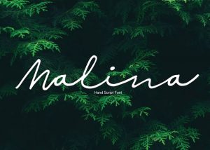 Free-Malina-Script-Font-Demo