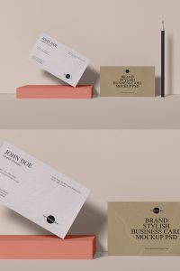 Free-PSD-Brand-Premium-Business-Card-Mockup-Design