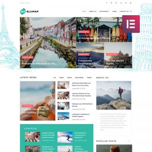 WorldMap-Travel-Photo-Blog-Elementor-WordPress-Theme
