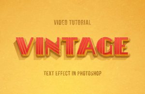 Vintage-Photoshop-Text-Effect-in-American-Style