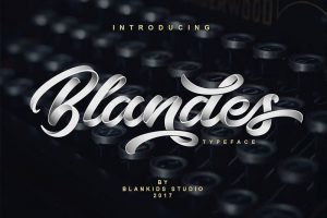 Blandes-Typeface